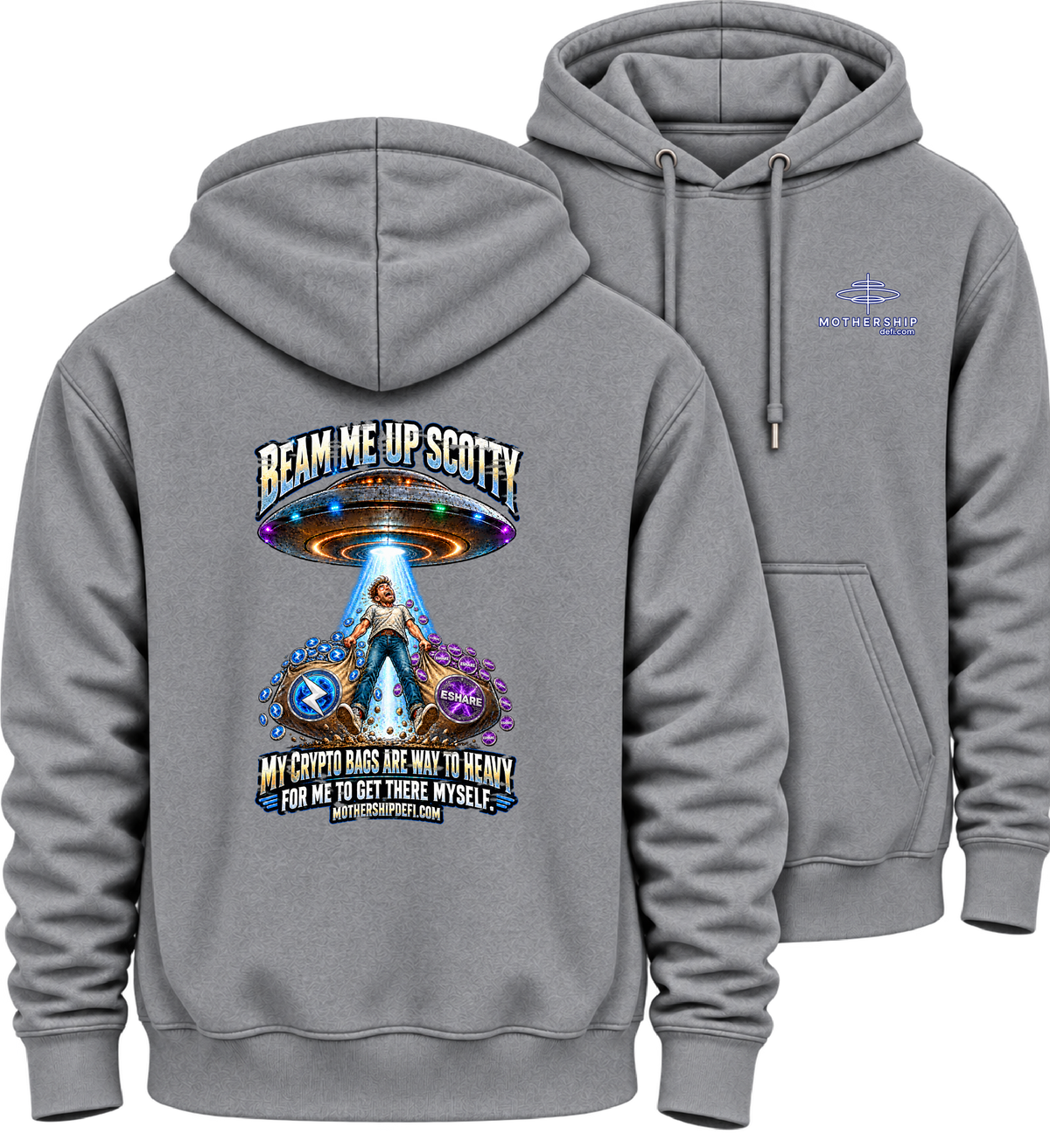 Mothership_Beam me up Scotty Hoodie