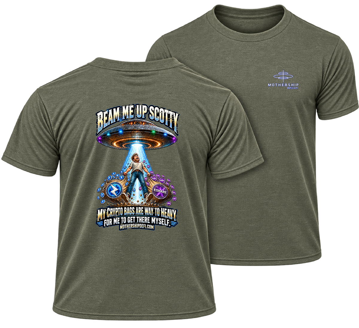 Mothership_Beam me up Scotty Short Sleeve Tee