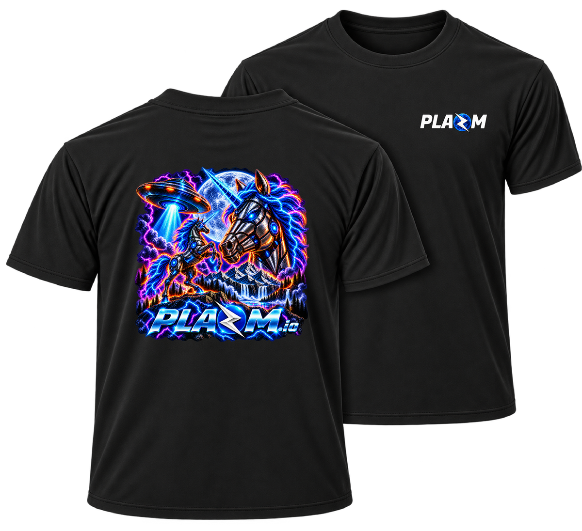 Plazm.IO  Unicorn Short Sleeve Tee