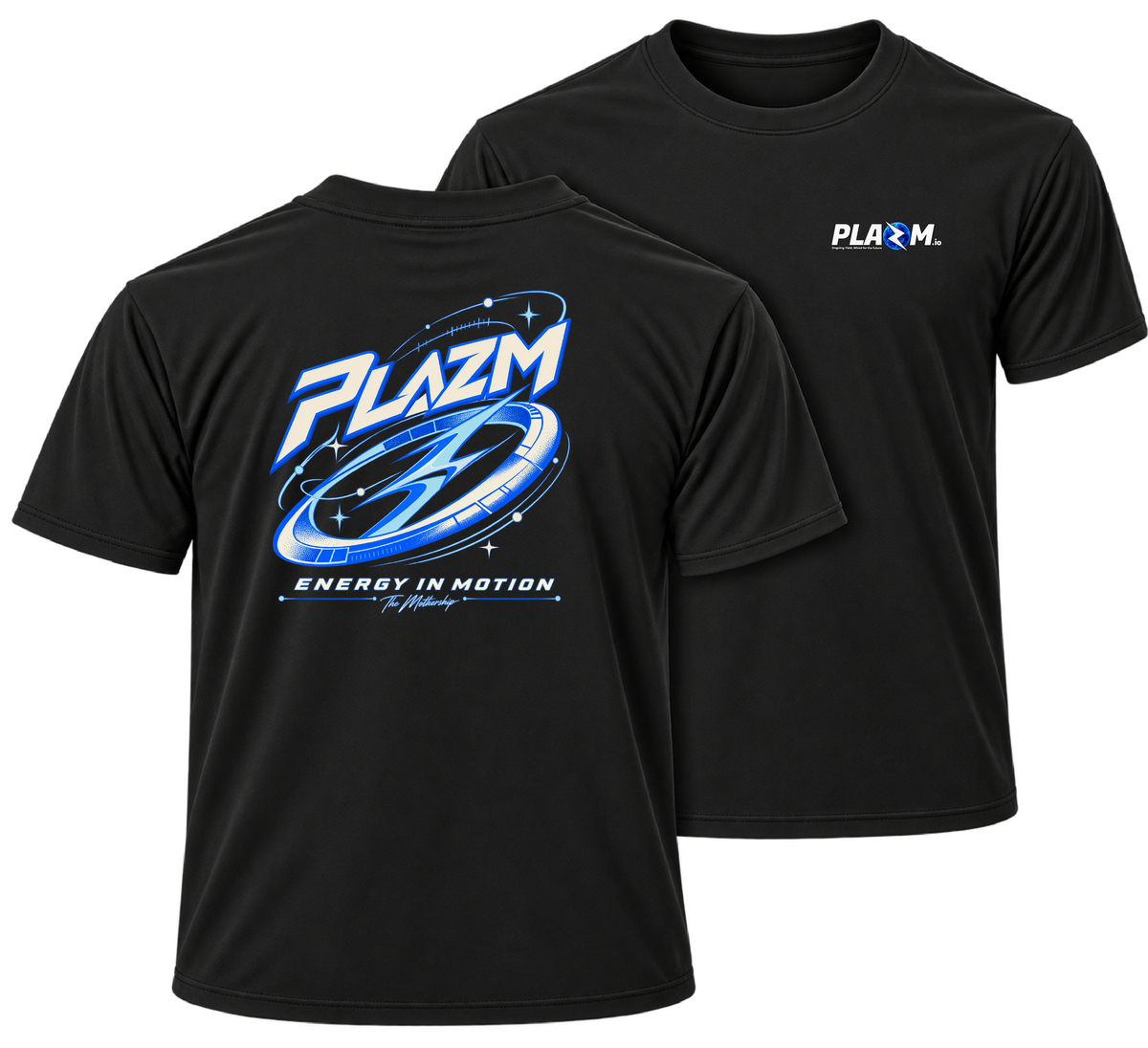 Plazm Mothership Energy In Motion Short Sleeve Tee