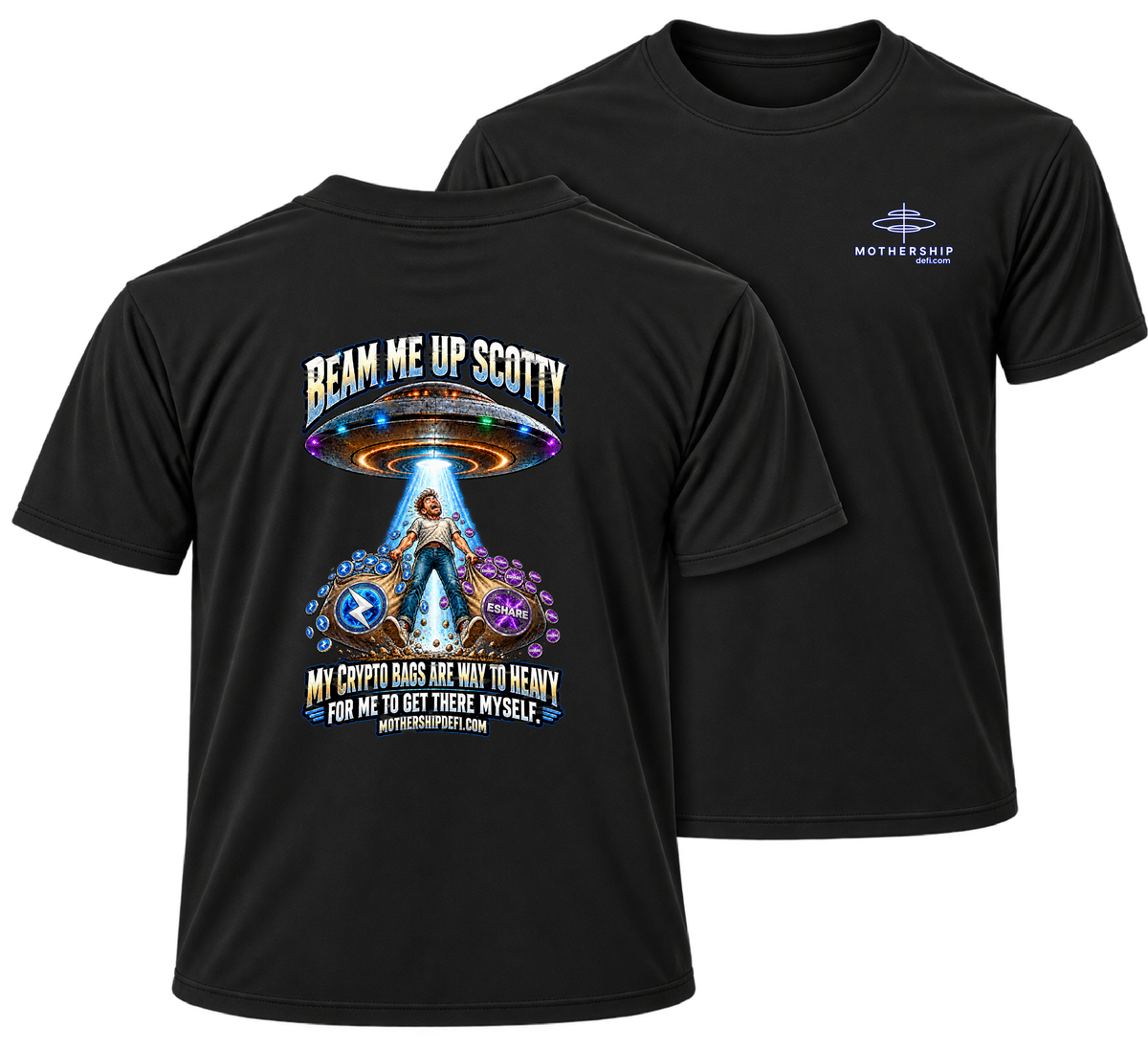 Mothership_Beam me up Scotty Short Sleeve Tee
