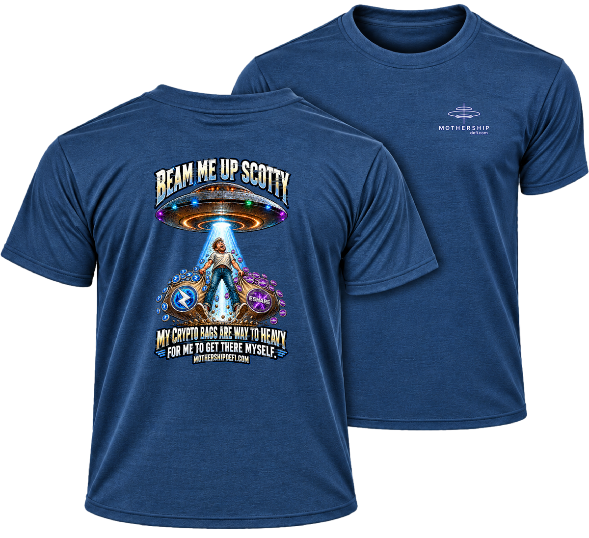 Mothership_Beam me up Scotty Short Sleeve Tee