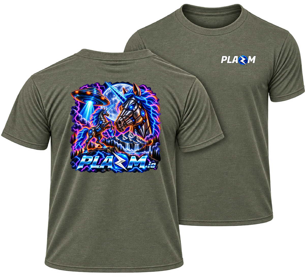 Plazm.IO  Unicorn Short Sleeve Tee