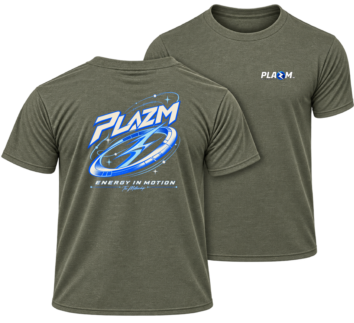 Plazm Mothership Energy In Motion Short Sleeve Tee