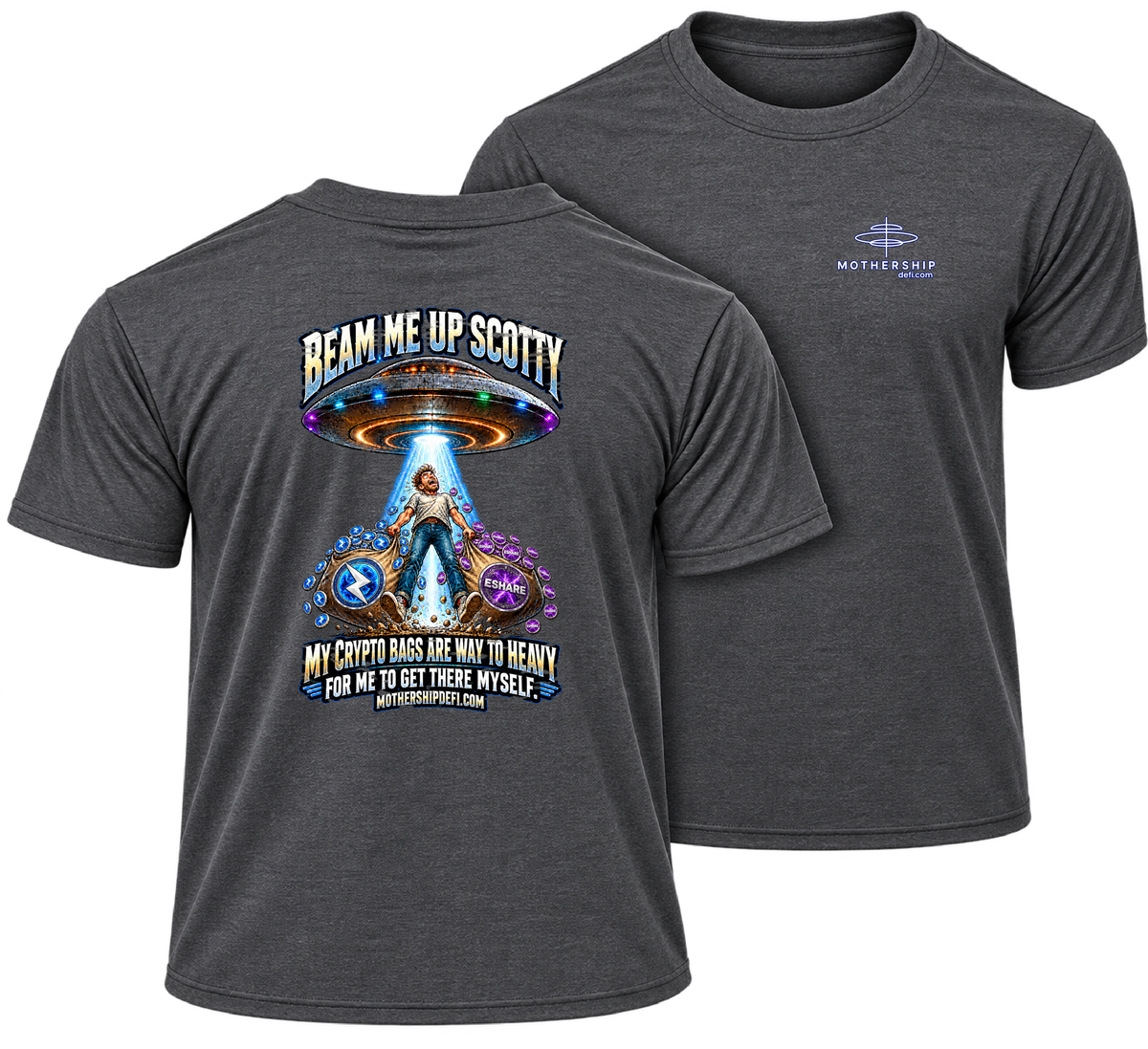 Mothership_Beam me up Scotty Short Sleeve Tee